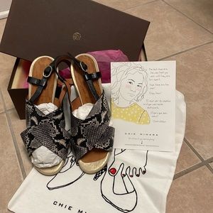 Chie Mihara shoes.  Beautifully made. Never worn. Pristine. Size 39.5